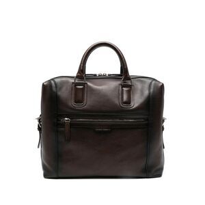Officine Creative Men "Jules 007" Leather Briefcase Bag